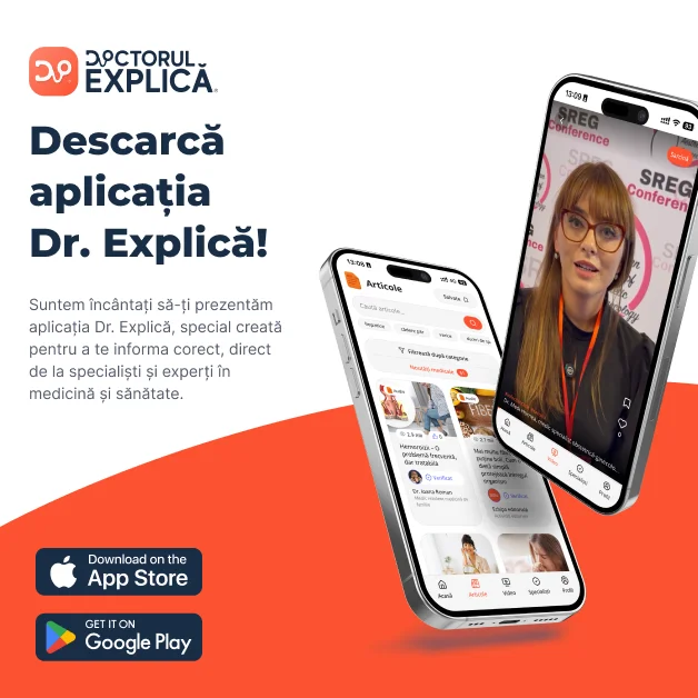 Descarca aplicatia Dr. Explica din App Store si Google Play
